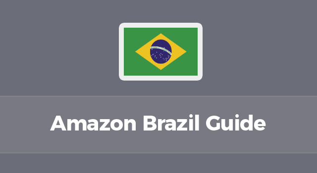 Brazil flag with text, "Amazon Brazil guide"