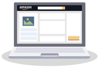 Illustration of Amazon listing