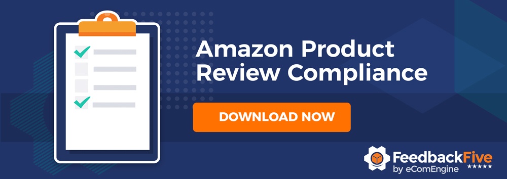 Illustration of checklist with text, "Amazon messages compliance checklist" above button with text, "Download now"